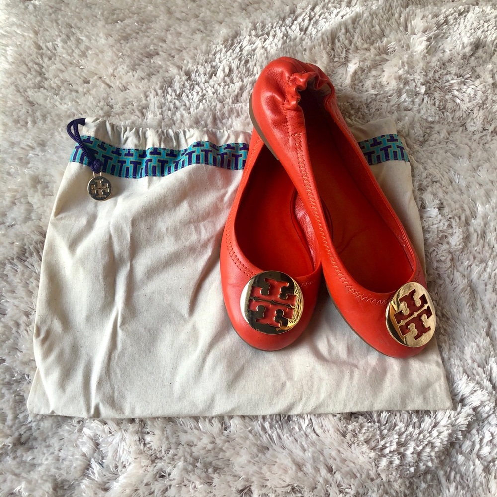 Tory Burch Ballet Flats with Duster Bag!